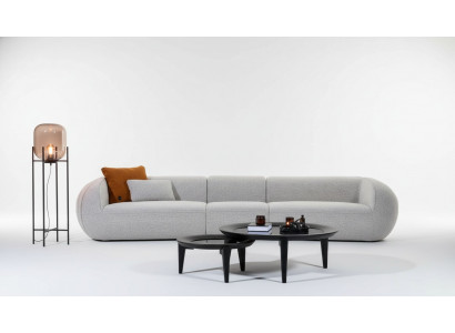 Grand salon cinq places Meubles de salon Canapés en textile Mobilier de luxe moderne