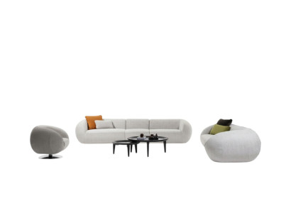 Luxueux salon Ensemble de canapé Suite Cinq Places Trois Places Fauteuil Set Moderne