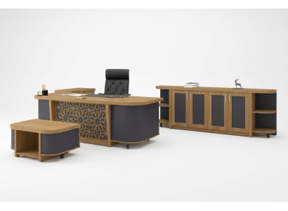 Meubles de bureau complets Ensemble de mobilier de table de travail de salle d'étude de meubles de designer Bureau