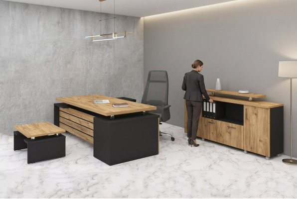 Meubles de bureau de designer Ensemble de bureau de luxe Moderne Designer 3 pièces