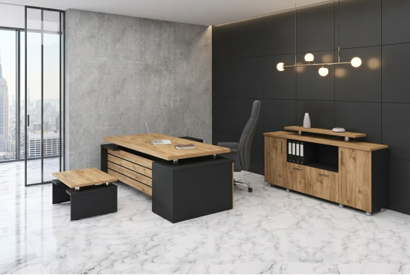 Meubles de bureau de designer Ensemble de bureau de luxe Moderne Designer 3 pièces