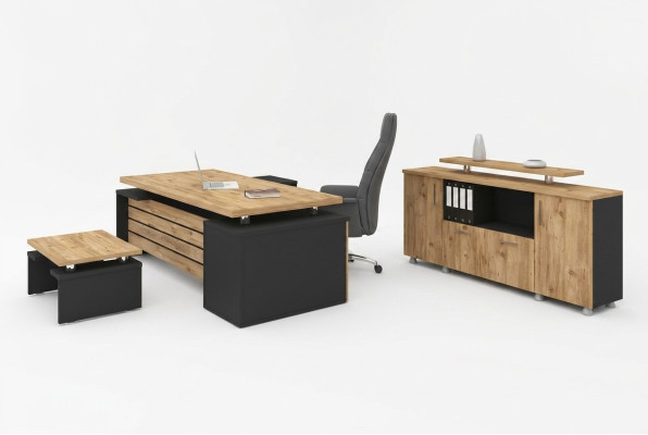 Meubles de bureau de designer Ensemble de bureau de luxe Moderne Designer 3 pièces