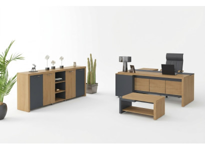 Ameublement de bureau Bureau Commode Table basse Meubles de luxe 3 pièces