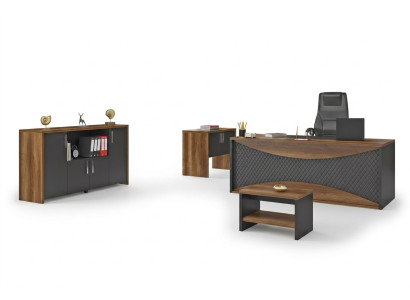 Salle d'étude meubles en bois ensemble de bureau bureau armoire à dossiers table basse