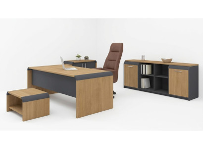 Grand ensemble de salle d'étude Bureau Commode Table basse Complet