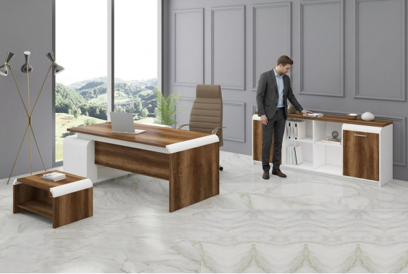 Set de mobilier de bureau Mobilier de bureau Bureau Armoire de classement Armoire de luxe