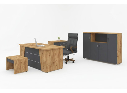Ensemble complet de mobilier de bureau moderne Ensemble de mobilier de salle d'étude Luxueux Ensemble de 4 pièces