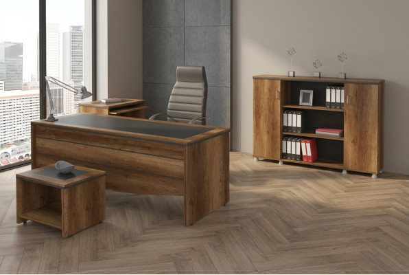 Meubles de bureau de luxe, bureau de travail, table d'étude, ensemble de 4 pièces pour la salle d'étude