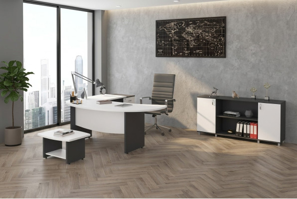 Ensemble de mobilier de bureau moderne ensemble de mobilier de bureau design de lieu de travail 3 pièces