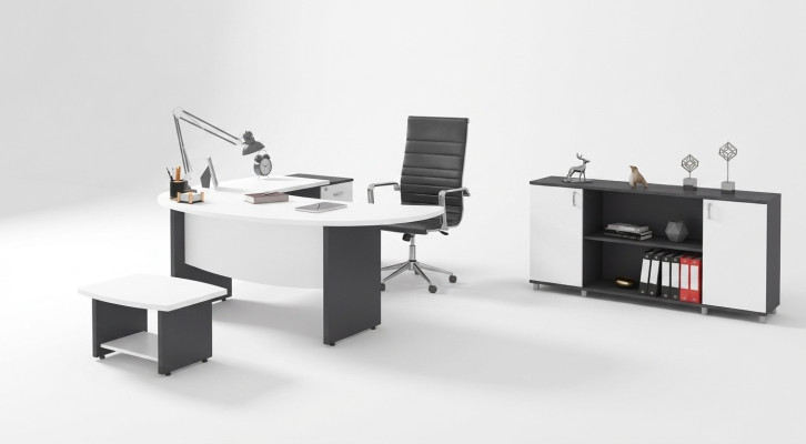 Ensemble de mobilier de bureau moderne ensemble de mobilier de bureau design de lieu de travail 3 pièces