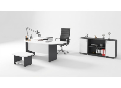 Ensemble de mobilier de bureau moderne ensemble de mobilier de bureau design de lieu de travail 3 pièces