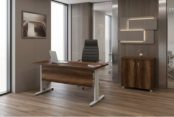 Ensemble de meubles de bureau complet Set de mobilier de bureau pour étude Armoire Bureau 2 pièces