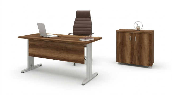 Ensemble de meubles de bureau complet Set de mobilier de bureau pour étude Armoire Bureau 2 pièces