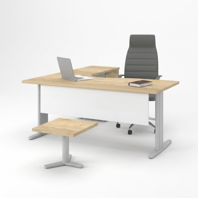 Bureau d'angle Table Mobilier de bureau Meubles Bureaux 180x160