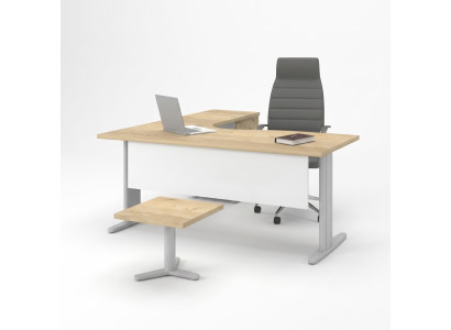 Bureau d'angle Table Mobilier de bureau Meubles Bureaux 180x160