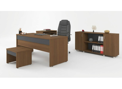 Table Bureau Salle d'étude Mobilier de bureau Bureaux Armoires 3 pièces
