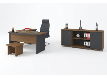 Ensemble de meubles de bureau en bois classiques Bureau d'angle Mobilier de salle d'étude