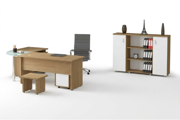 Mobilier de bureau Heller Ensemble Bureau Salle d'étude Armoire de classement Table