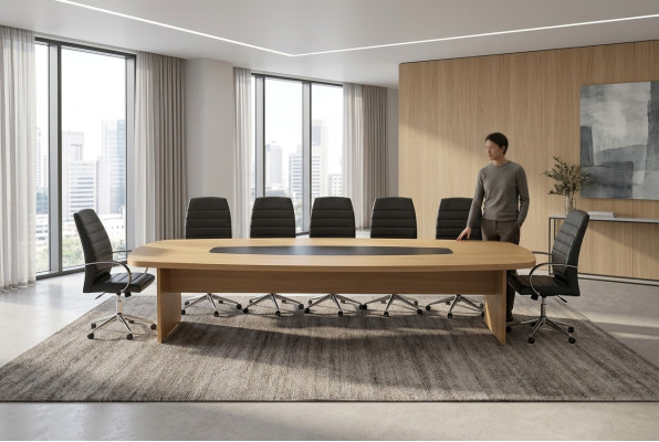 Table de conférence Salle d'étude nouveau Mobilier de bureau moderne Table de réunion
