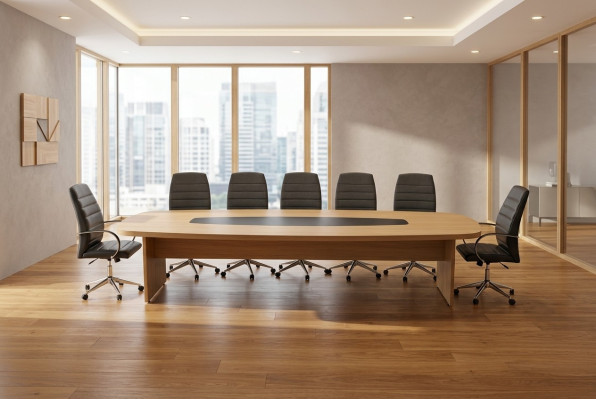Table de conférence Salle d'étude nouveau Mobilier de bureau moderne Table de réunion