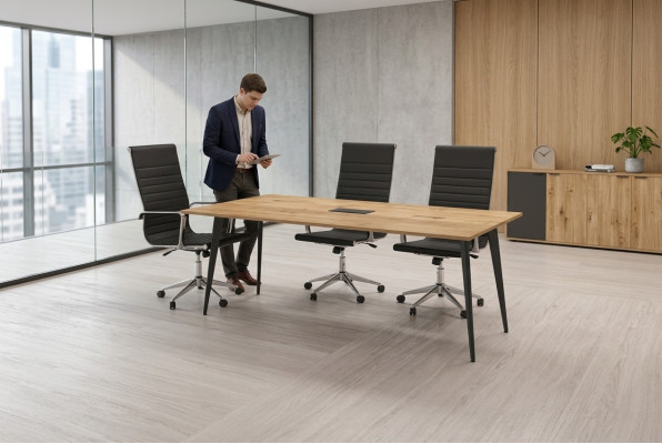 Tisch Bürotisch Büromöbel Moderner Designer-Chefschreibtisch