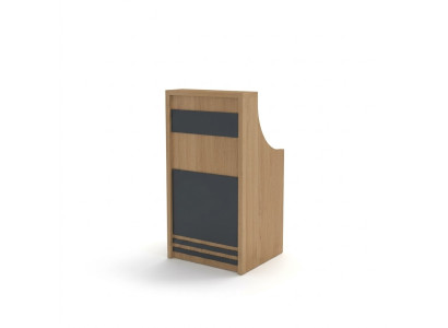 Bureau de bureau de la chambre d'étude de la table à pied mobile en bois de bureau