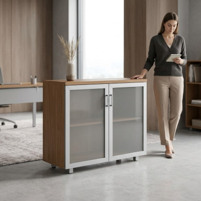 Armoire à dossiers en verre Mobilier Étagère Bureau Salle d'étude Nouveau Mobilier de bureau