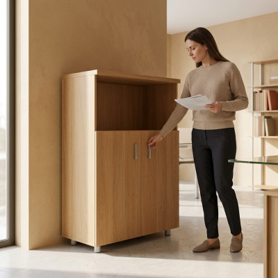 Classeur de bureau Salle d'étude Bois neuf Armoires de luxe Étagère Mobilier de bureau