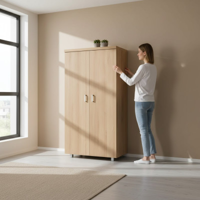 Salle d'étude Armoire en bois Armoires Étagère Mobilier de bureau