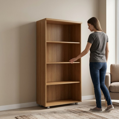 Armoire de classeur Étagère en bois Salle d'étude Étagères Classeurs Mobilier de bureau
