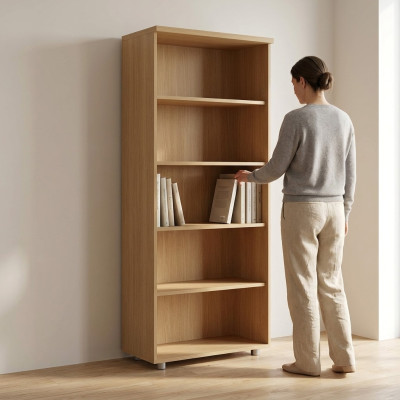 Salle d'étude Armoire de dossier Marron Armoire de bureau Étagère Mobilier Armoire