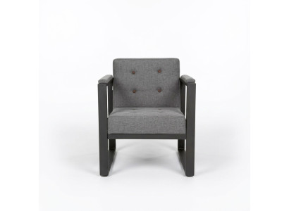 Fauteuil gris en textile Mobilier d'étude Mobilier de bureau neuf Siège