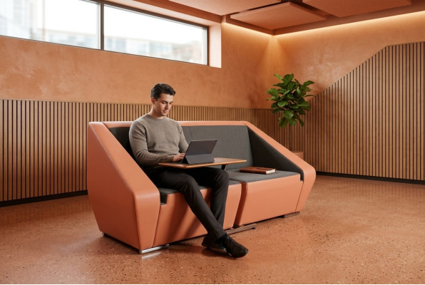 Mobilier de bureau Canapé deux places Canapé rembourré poste de travail Canapé de travail canapés