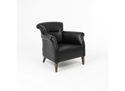 Fauteuil de bureau noir meubles de luxe design siège rembourré monoplace style