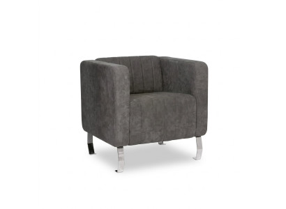 Fauteuil gris Design moderne Mobilier Chaise de bureau Textile Studierzimmer neue Büro
