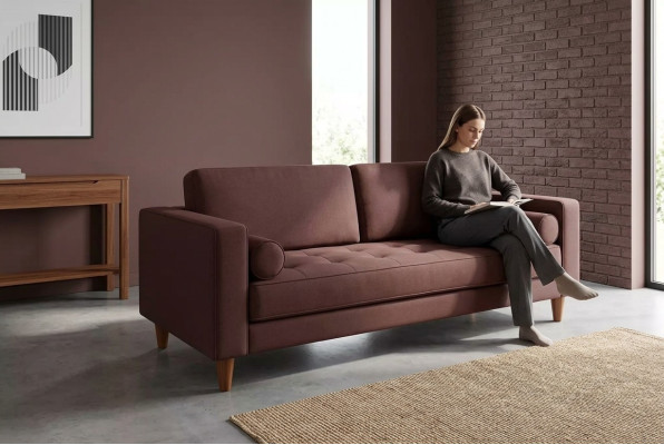 Canapé moderne trois places salon de luxe meubles de salle d'étude sofa