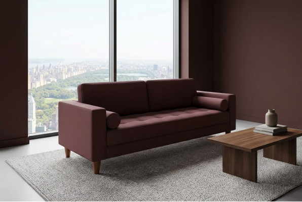 Canapé moderne trois places salon de luxe meubles de salle d'étude sofa