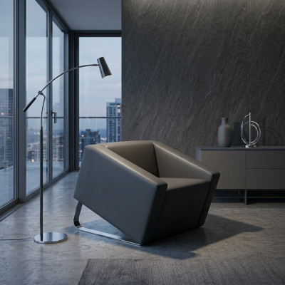 Fauteuil Salle d'étude Moderne Siège Mobilier de bureau Conception textile nouvelle