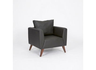 Fauteuil noir Design Rembourrage Siège Salle d'étude Bureau Bureau neuf