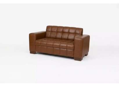 Cuir marron Deux places Meubles de bureau Collection de meubles de bureau Canapé en tissu