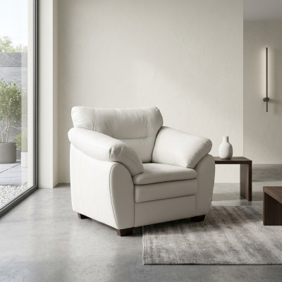 Fauteuil blanc Mobilier de la salle d'étude Fauteuil de bureau rembourré Tissu Siège