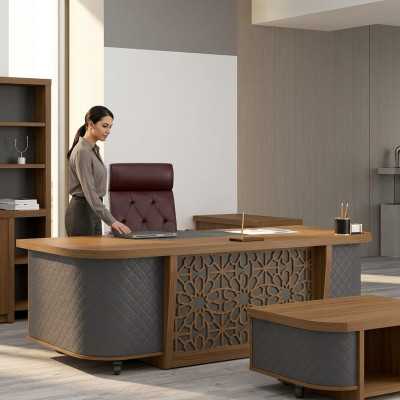 Table de travail Mobilier de bureau Bureau de designer Bureau exécutif Mobilier de bureau moderne