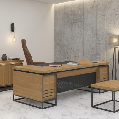 Salle d'étude, table en bois, bureau de direction, bureau d'ordinateur, mobilier de bureau