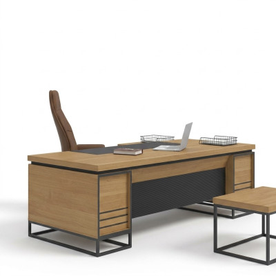 Salle d'étude, table en bois, bureau de direction, bureau d'ordinateur, mobilier de bureau