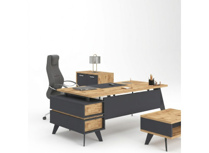 Bureau moderne bureau de patron table de bureau meubles de salle d'études design de bureau