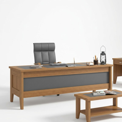 Bureau Table en bois Salle d'étude Table de travail Mobilier de bureau 200x90