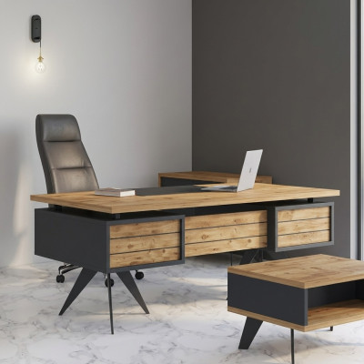 Mobilier de bureau Bureau d'angle luxueux Salle d'étude Table Mobilier Tables