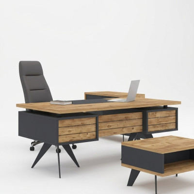 Mobilier de bureau Bureau d'angle luxueux Salle d'étude Table Mobilier Tables