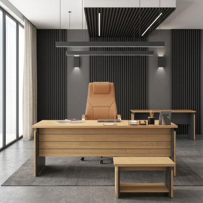 Bureau en bois Mobilier de bureau Bureau Meubles de bureau Salle d'étude Bureau de direction