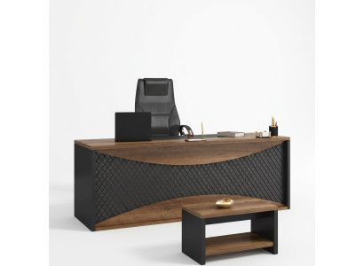 Bureau Marron Tables de Bureau Table de Bureau de Direction 200x90